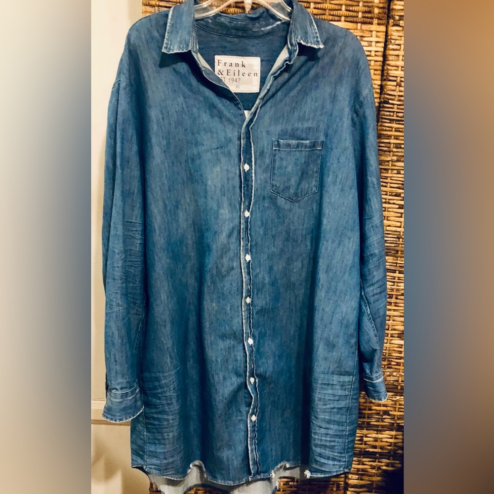 ❤️FRANK & EILEEN DENIM MARY DRESS XL!❤️ - Picture 2 of 10